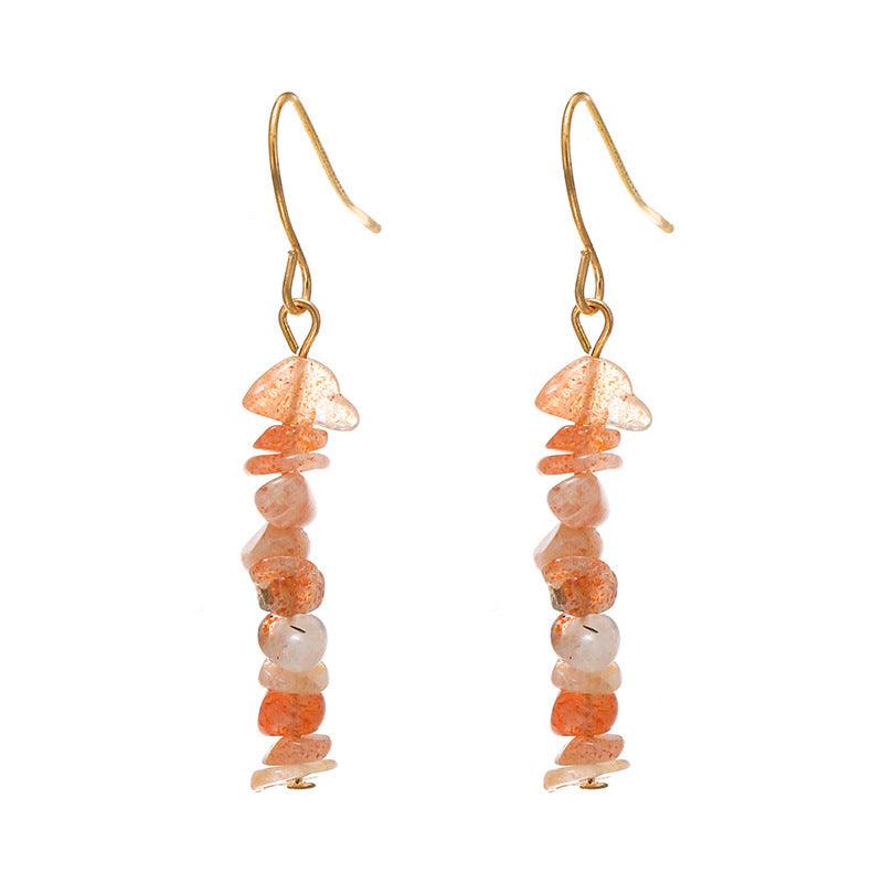 Natural Crystal Stone Earrings 6