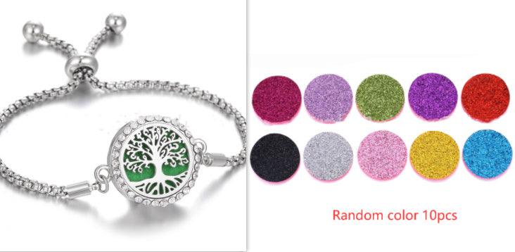 Hollow Adjustable Aromatherapy Bracelet K