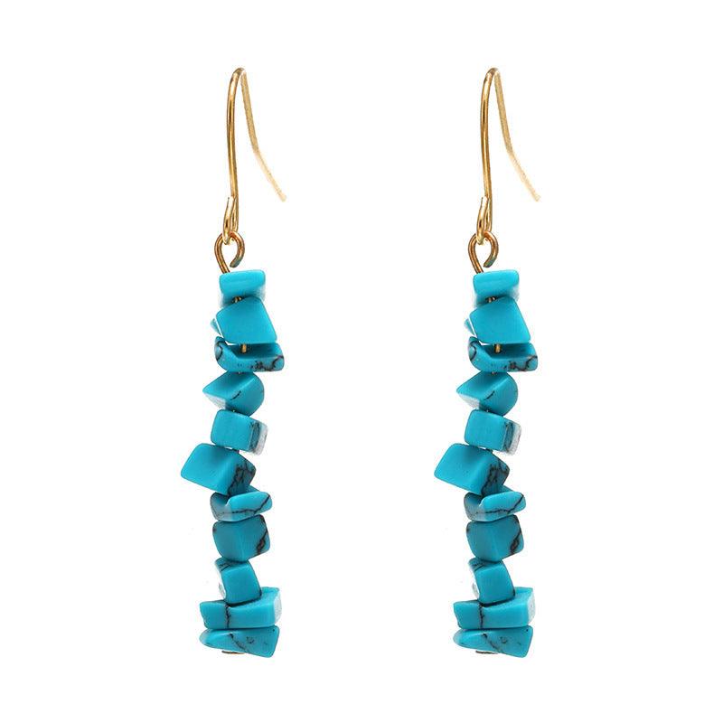 Natural Crystal Stone Earrings 1