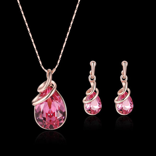 Fashion Gemstone Jewelry Set | Daily Wear A