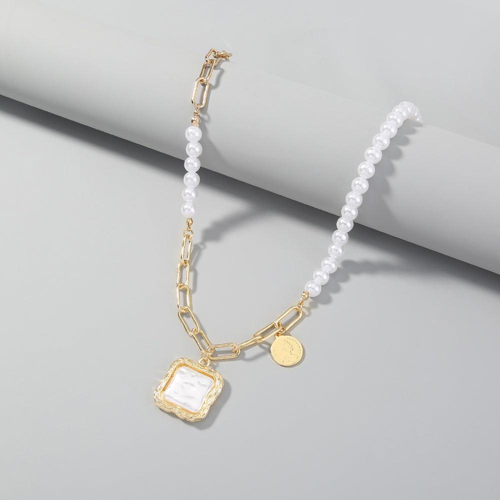 Faux Baroque Pearl Necklace | Elegant Jewelry