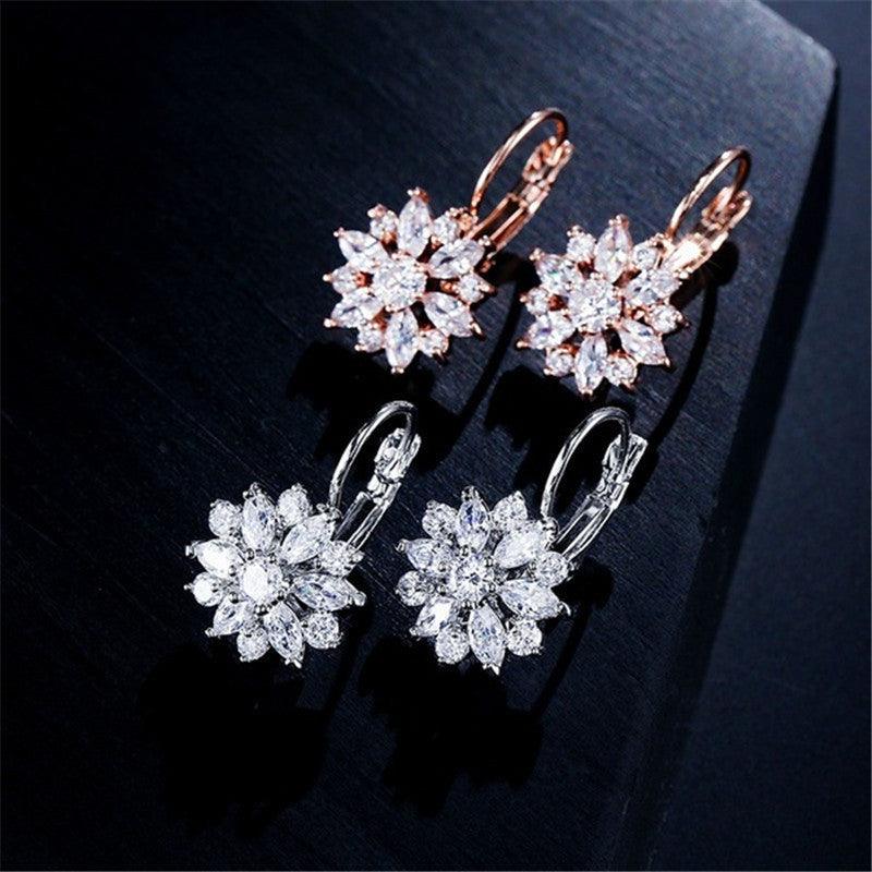 Sunflower Rhinestone Ear Jewelry | Daily Wear