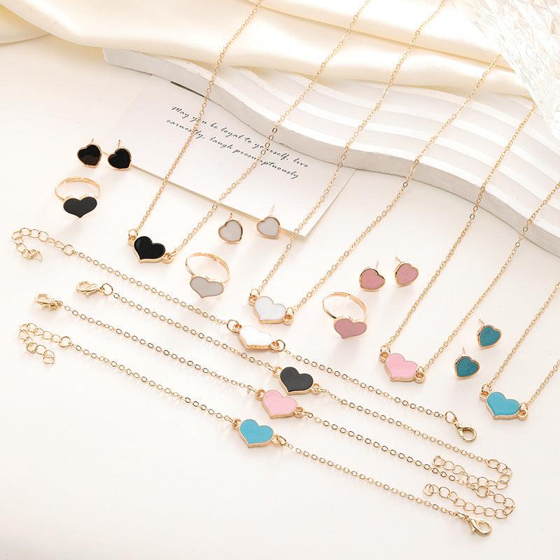 Elegant Heart Jewelry Set | Daily Wear