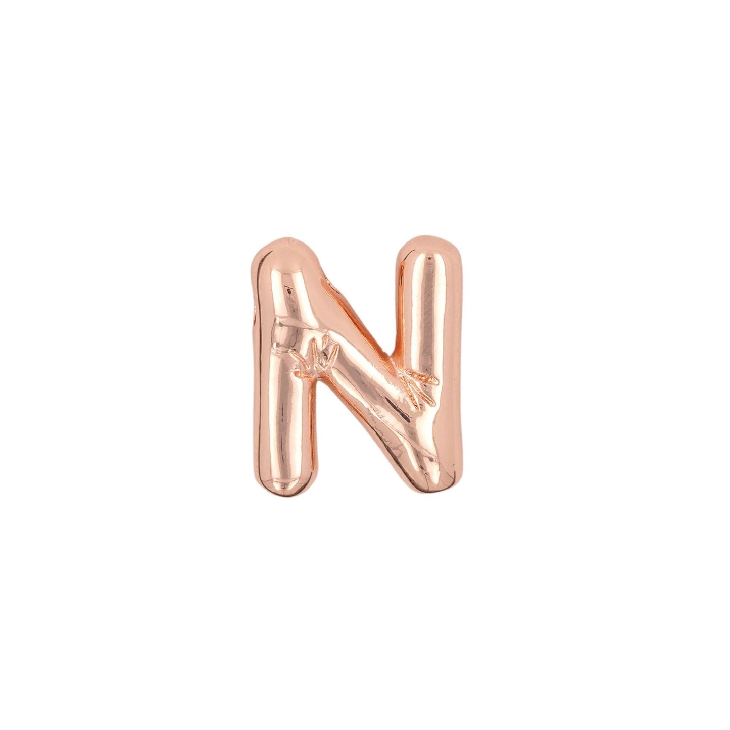 Glossy Letters Pendant Necklace | Fashion Wear N Rose Gold