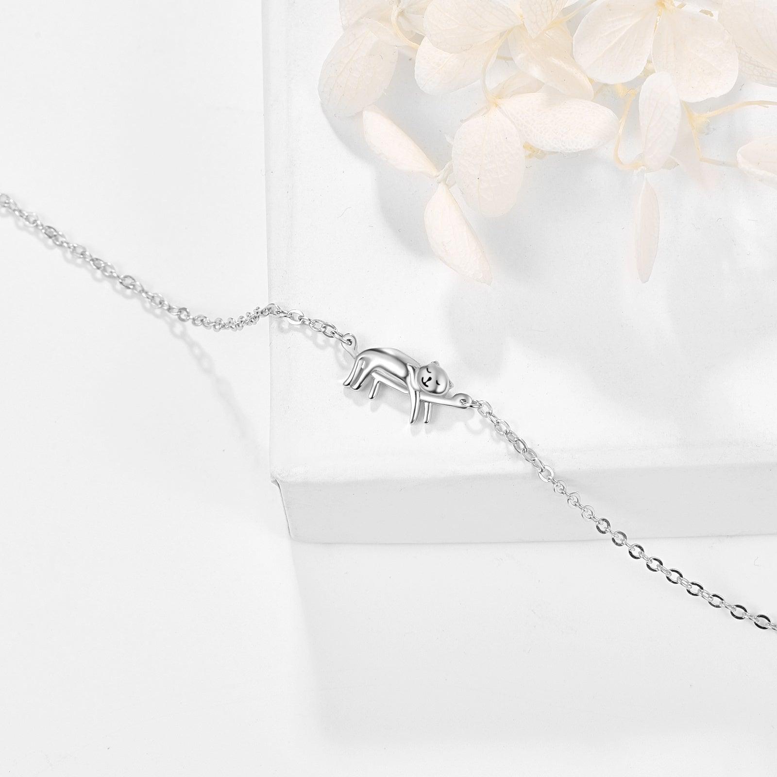 S925 Sterling Silver Cat Bracelet | Daily Wear