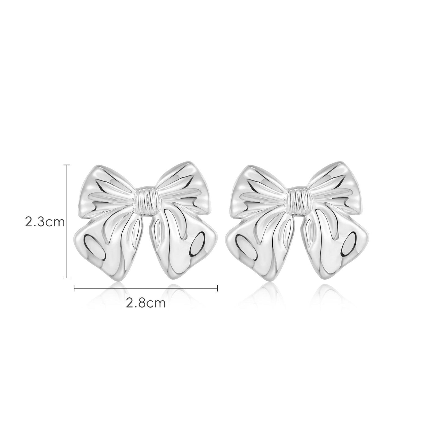 Bow Earrings Copper Plating | Daily Wear 2