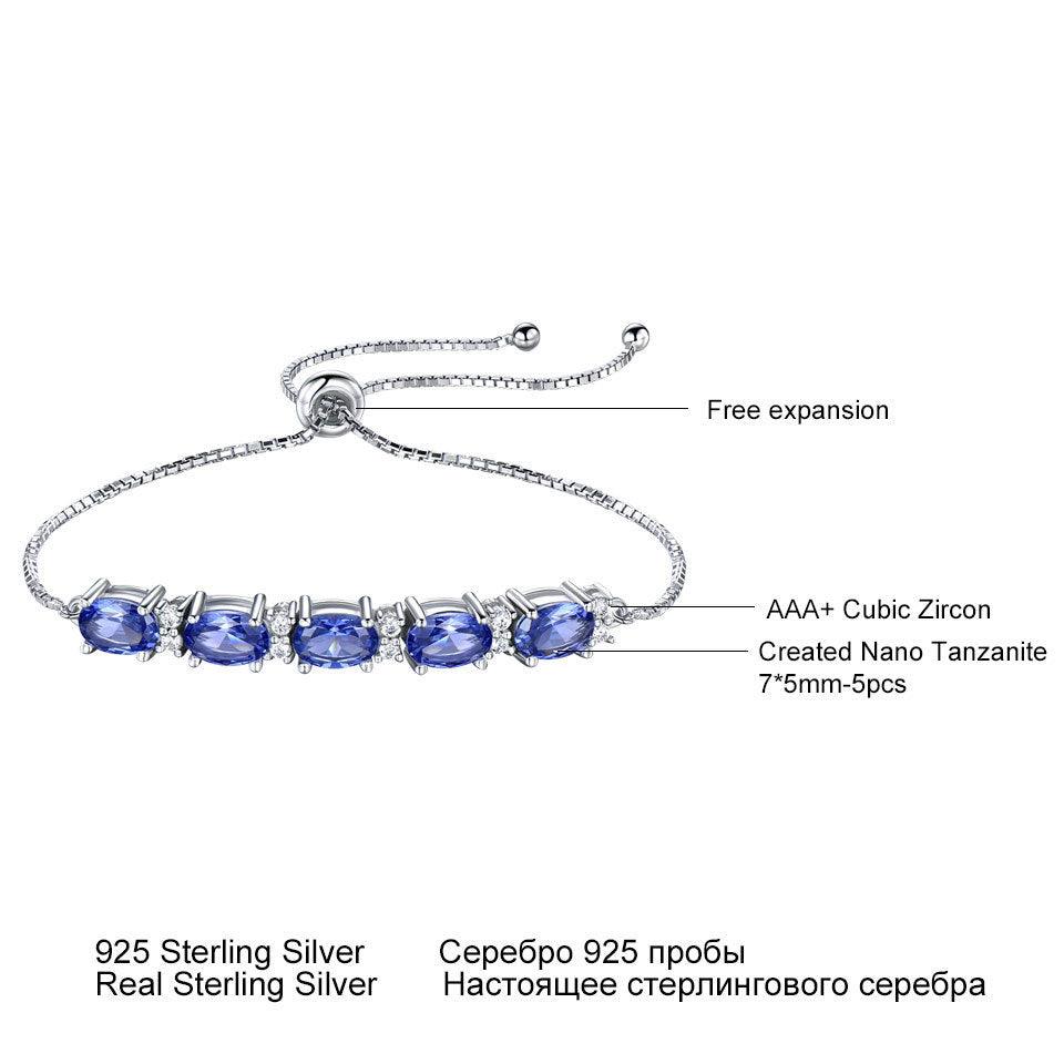 Blue Topaz Adjustable Bracelet | Daily Wear