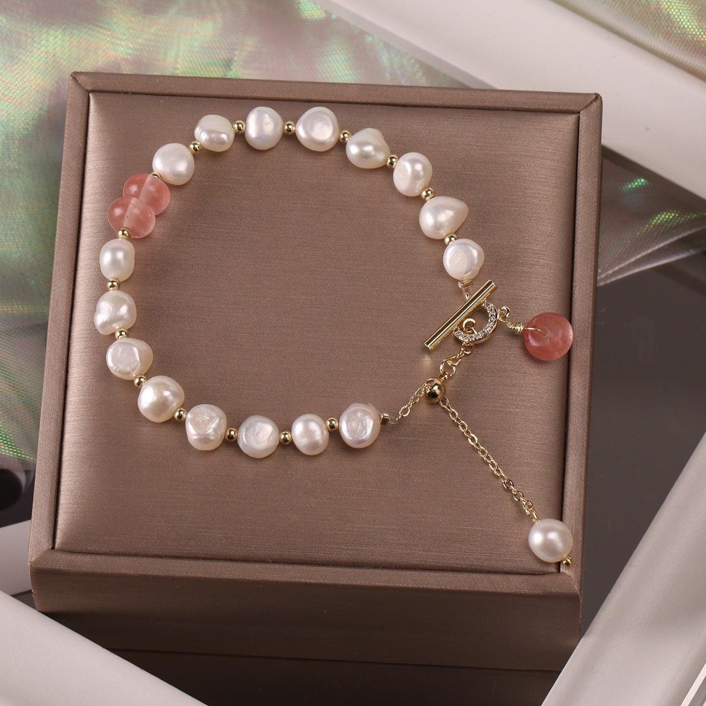 Irregular Freshwater Pearl Adjustable Bracelet | Fashion Wear B