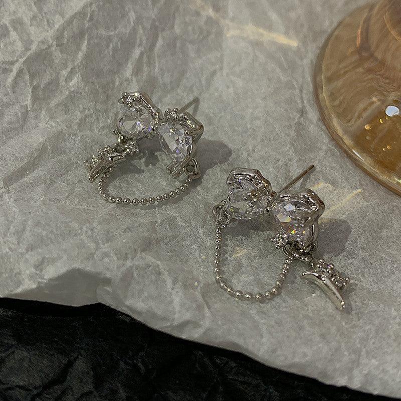 Elegant Love Chain Earrings | Daily Wear