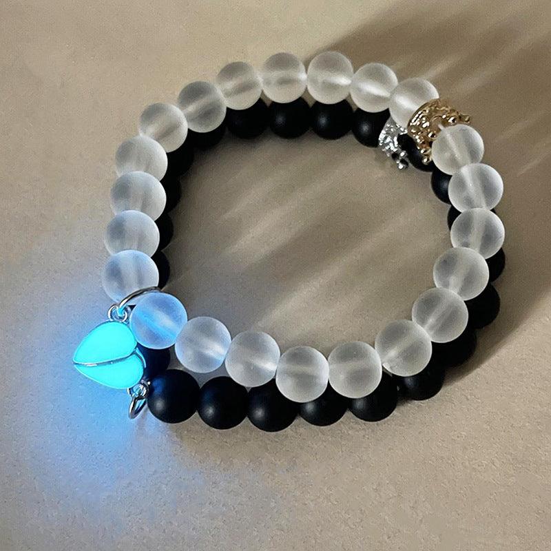 Handmade Crown Beaded Charms Bracelet | Yoga Collection