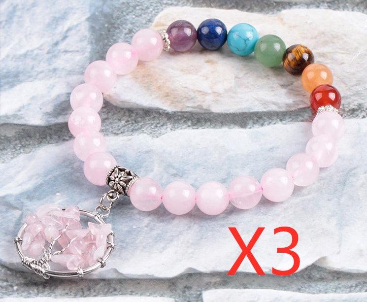 Elegant Crystal Beaded Bracelet | Yoga Collection