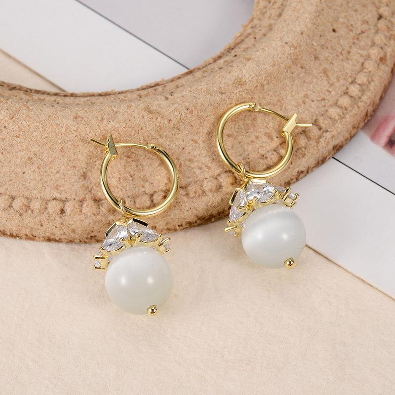Opal Butterfly Studs For Working Women