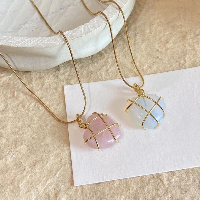 Moonstone Princess Necklace - Daily Wear Jewelry