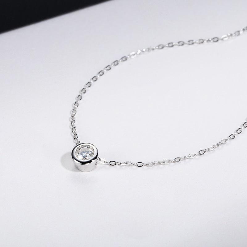 Moissanite Necklace Pendant | Silver Collection
