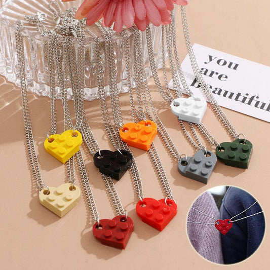 Stitching Heart Necklace | Fashion Wear