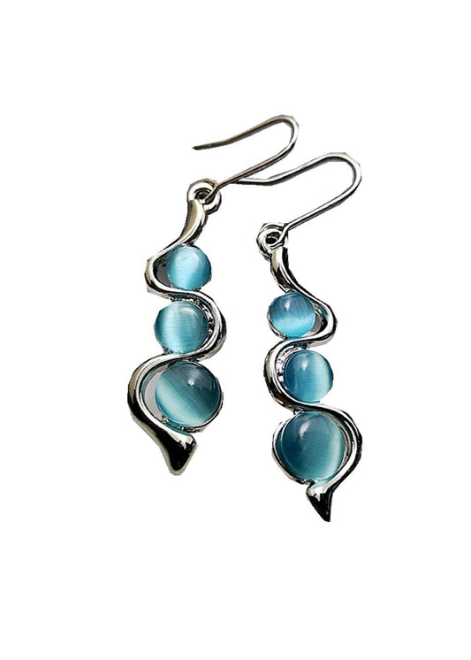 Bohemian Creative Curved Wavy Earrings | Daily Wear