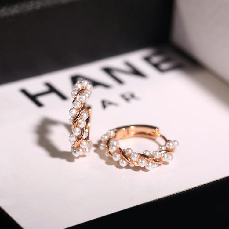 Summer Light Luxury High Sense Pearl Earrings