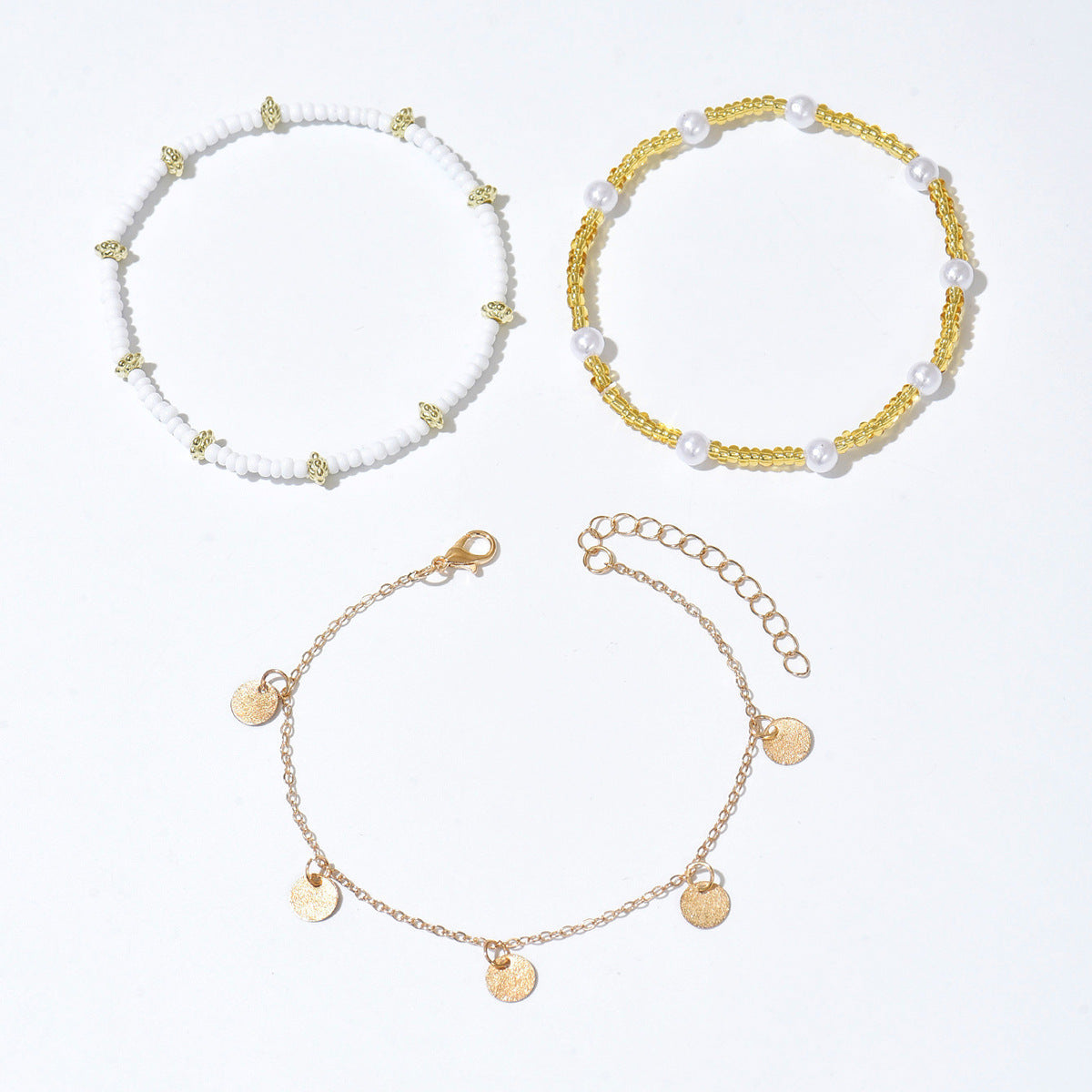 Beach Pendant Bead Anklet | Beach Collection