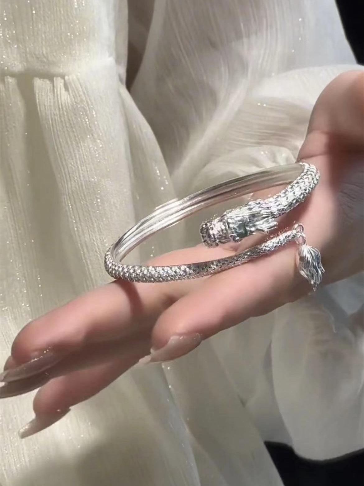 Trendy Magical Dragon Adjustable Bracelet | Daily Wear Dragon