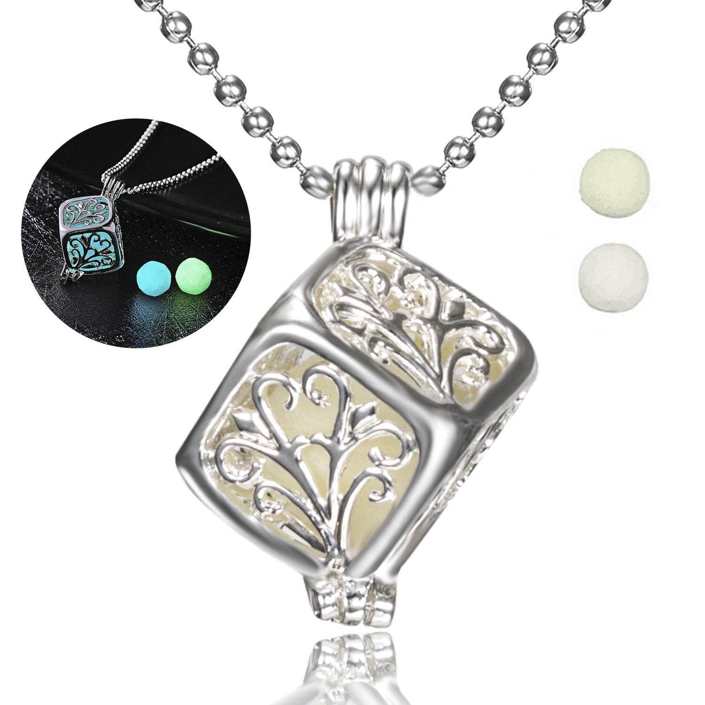 Glow in the Dark Necklace | Daily Wear Cube