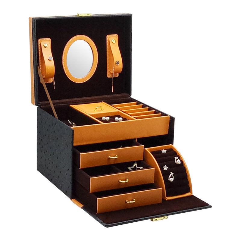 High-end Leather Jewelry Storage Drawer | Jewelry Storage