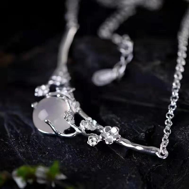 Moon Shadow Necklace In 925 Sterling Silver | Daily Wear