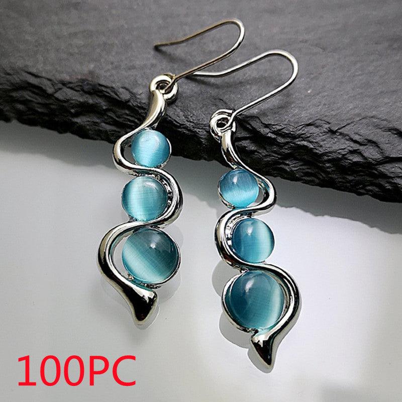 Bohemian Creative Curved Wavy Earrings | Daily Wear