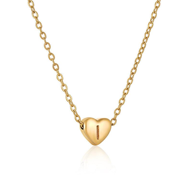 Heart-shaped Love Letter Clavicle Chain | Daily Wear Collection I