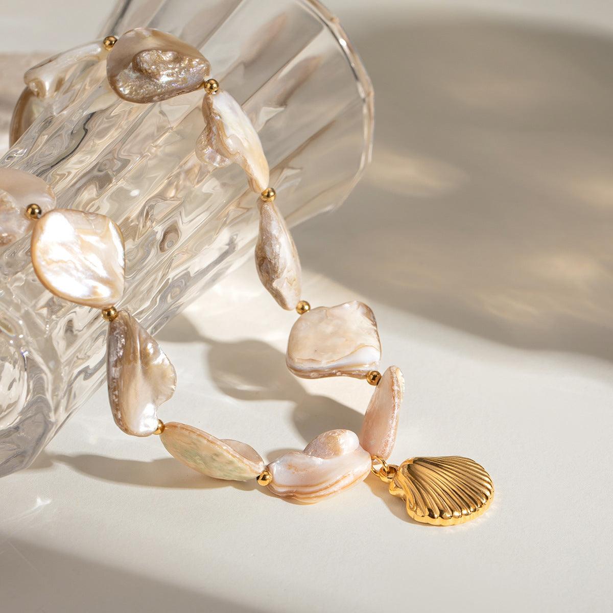 Shell Stone Chain For Women | Daily Wear