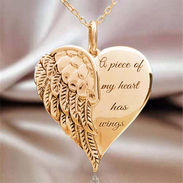 Angel Wings Necklace | Daily Wear Golden