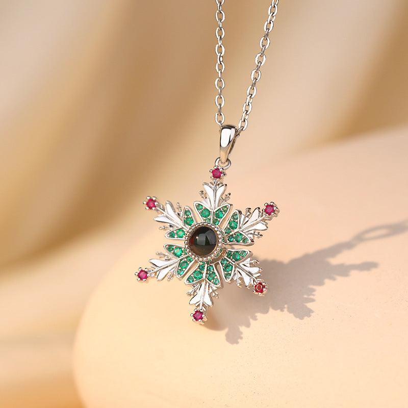 Snowflake Necklace For Couples | Daily Wear