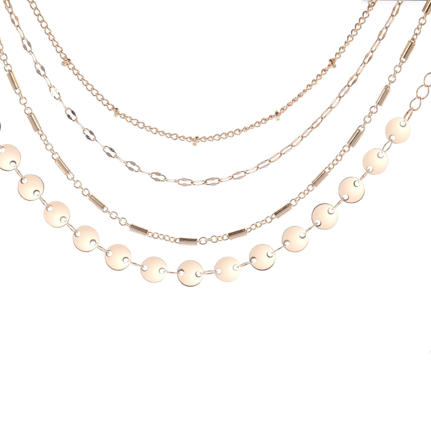 Elegant 4-Pack Set Bracelets | Daily Wear Gold