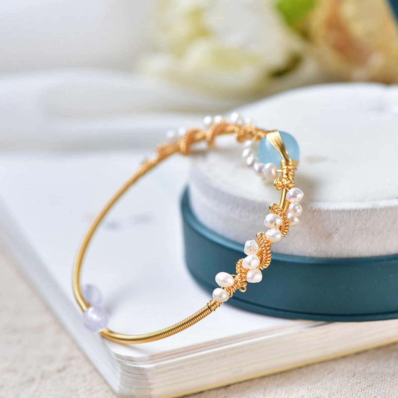 Elegant Demi-fine Pearl Bracelet | Fashion Jewelry