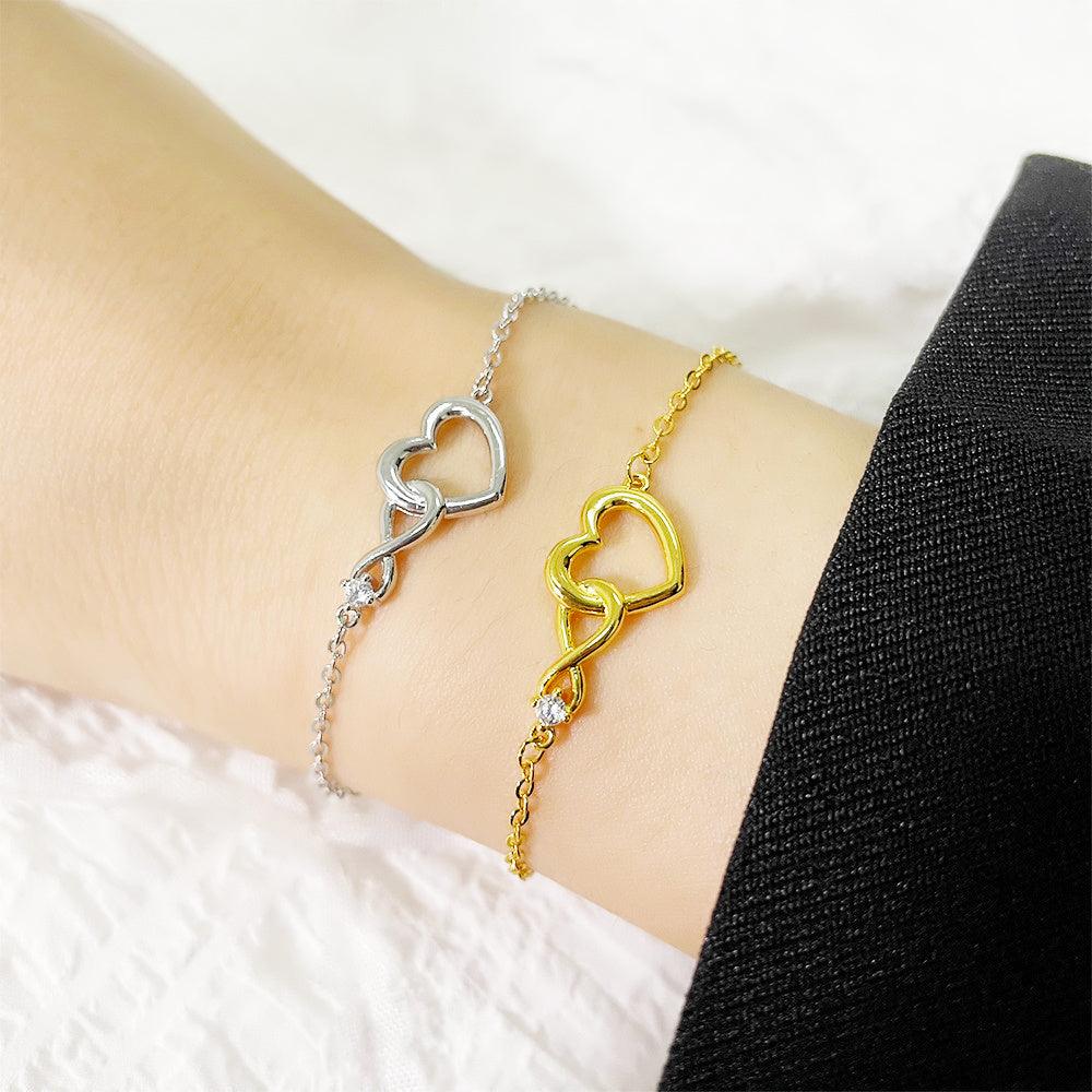 Elegant Korean Heart-shape Bracelet | Daily Wear