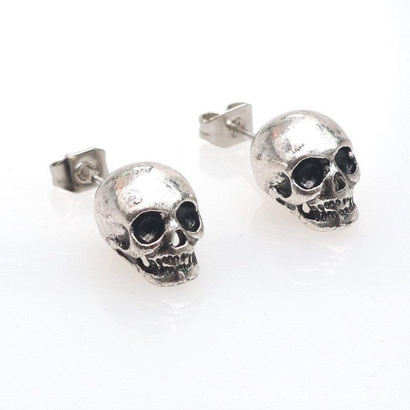 Retro Skull Eardrops Earrings | Halloween Collection A