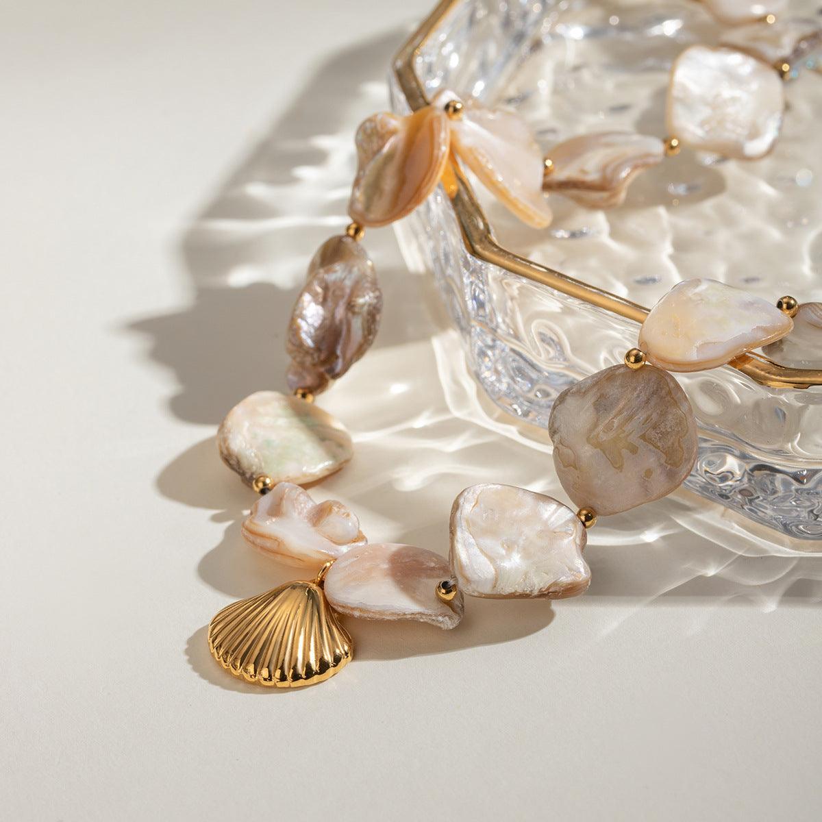 Shell Stone Chain For Women | Daily Wear