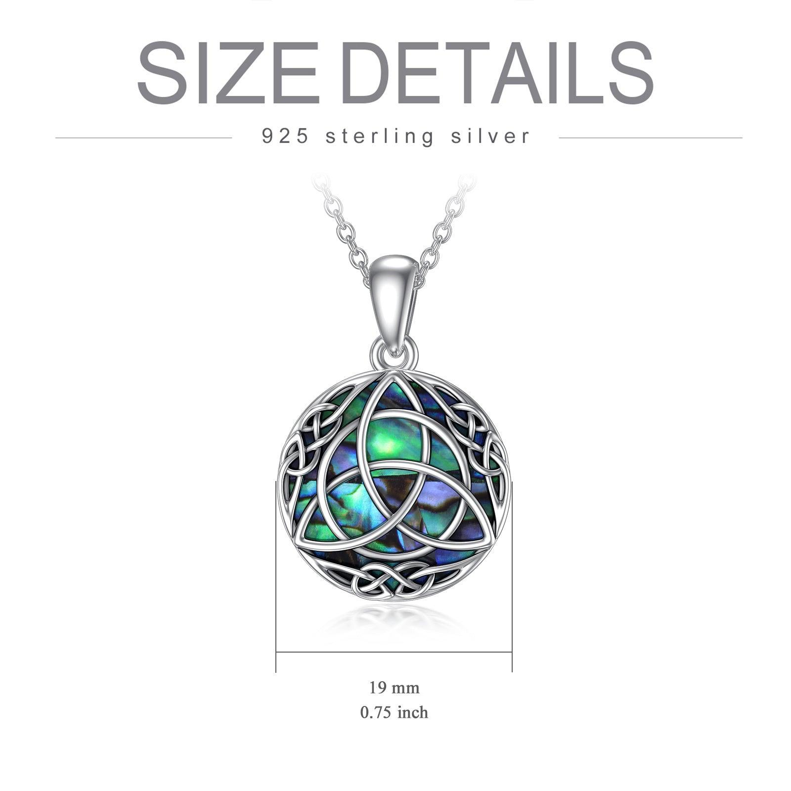 Vintage Sterling Silver Trinity Celtic Knot Necklace | Fashion Wear