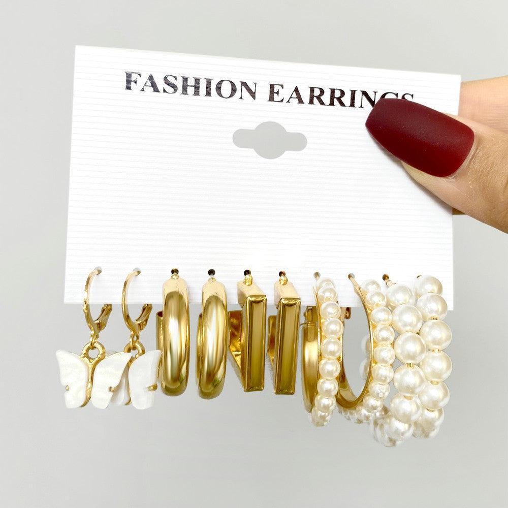 Pure Pearl Ear Hook | Butterfly Earrings