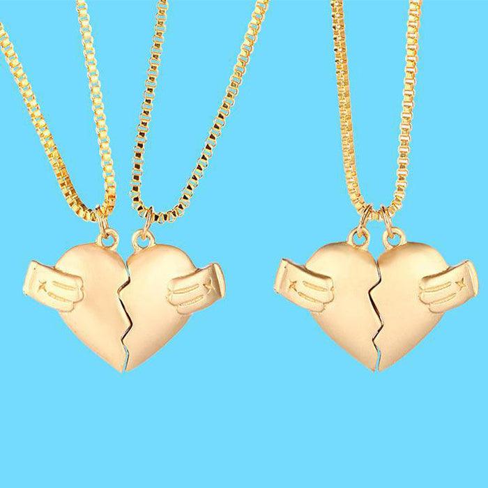 Creative Magnet Love Necklace | Fashion Jewelry