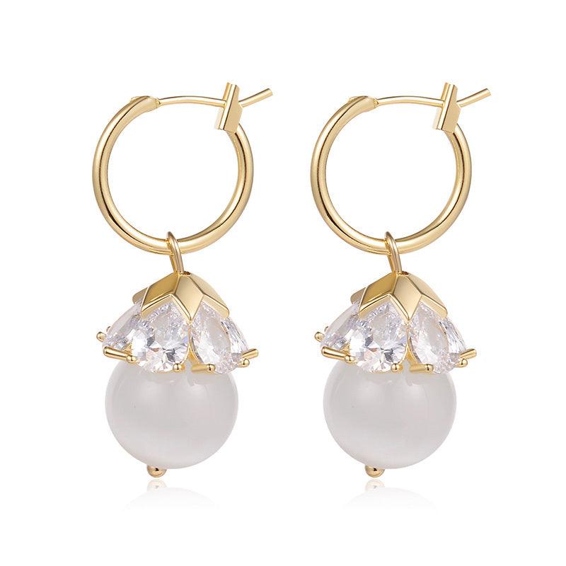 Opal Butterfly Studs For Working Women