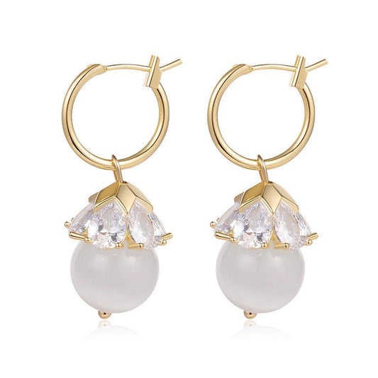 Opal Butterfly Studs For Working Women