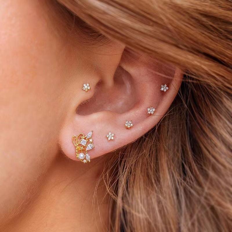 Romantic Moon, Star, And Flower Earrings | Beach Wear 4