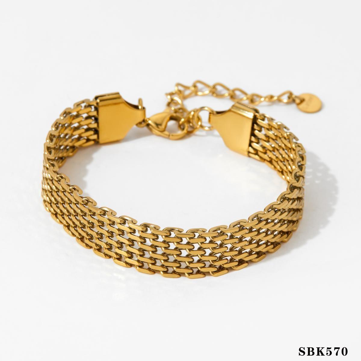 Retro Crystal Heart Shaped Bracelet | Daily Wear A