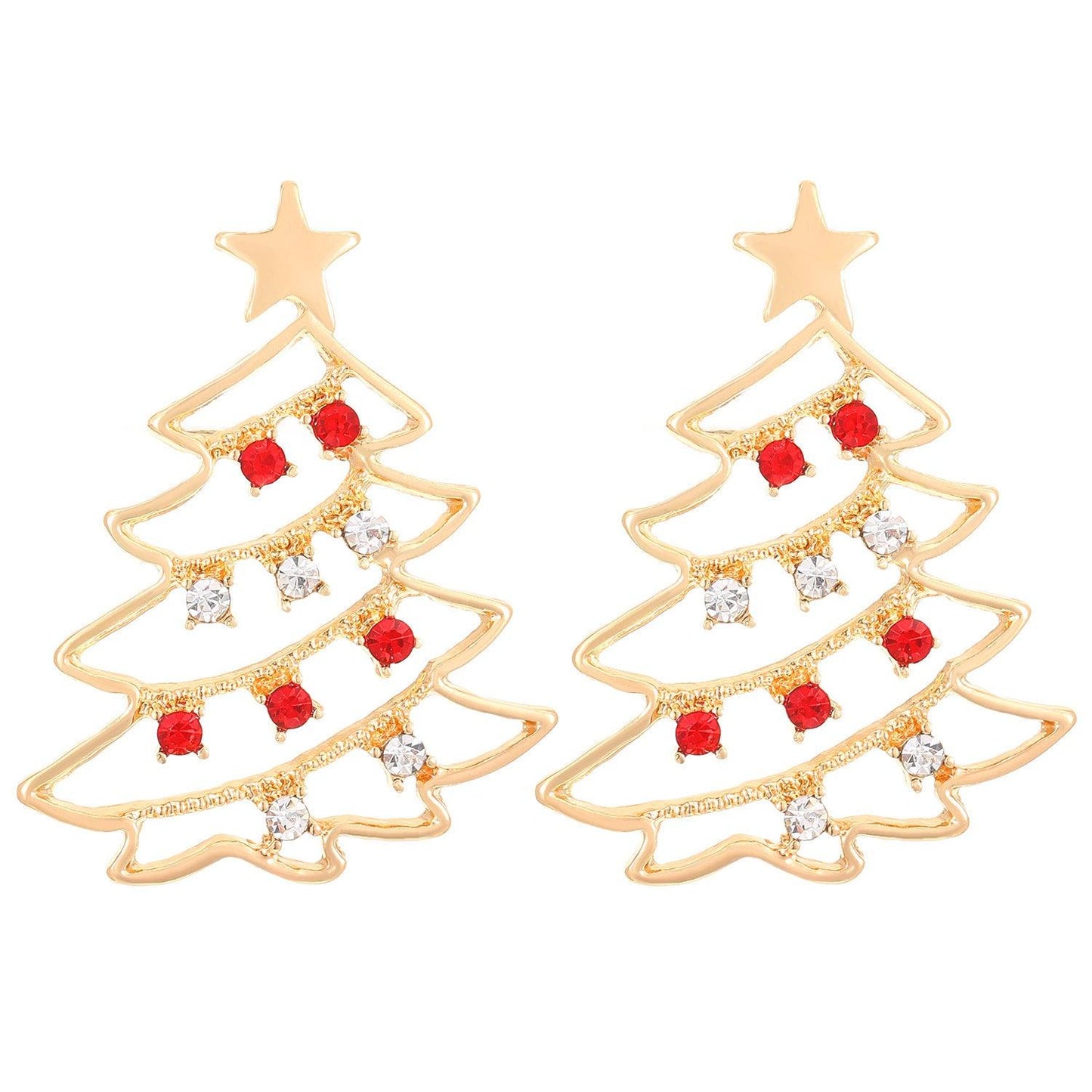 BoldlyBeautiful - Christmas 2025 Earrings With Christmas Tree - BoldlyBeautiful
