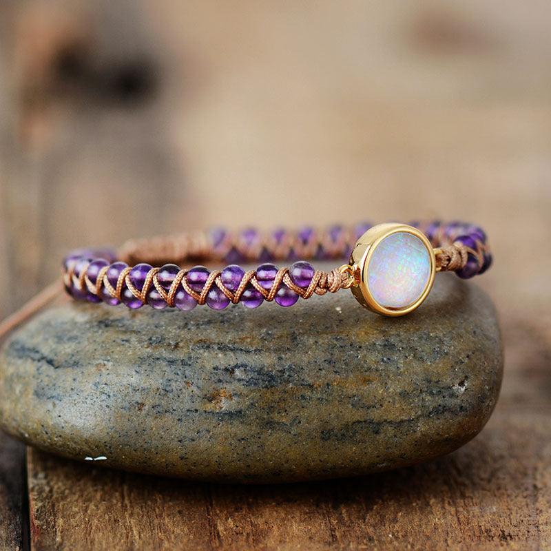 Opal Stone Wrap Bracelets | Yoga Collection