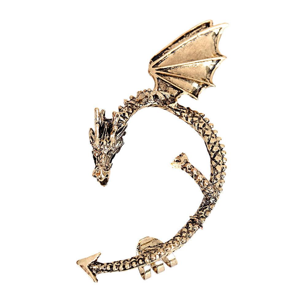 Creative Flying Dragon Ear Clip Bronze
