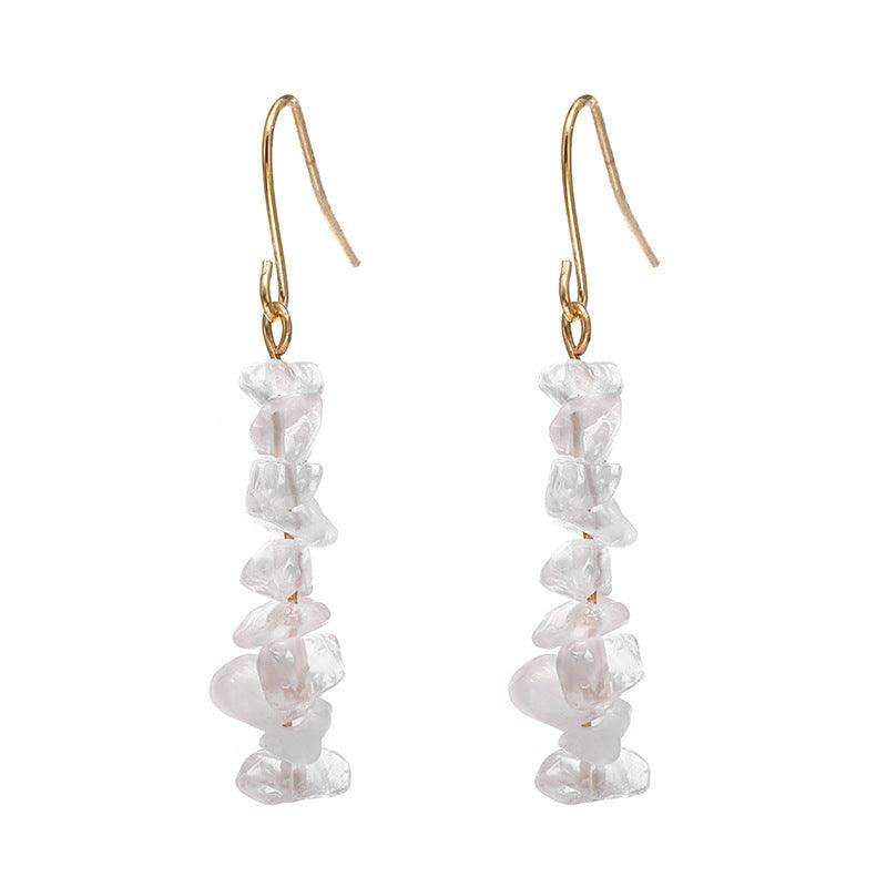 Natural Crystal Stone Earrings 5
