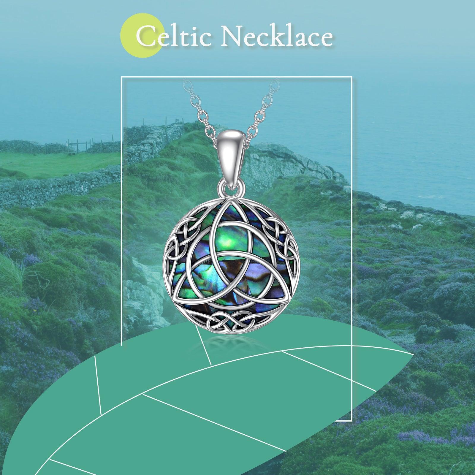 Vintage Sterling Silver Trinity Celtic Knot Necklace | Fashion Wear