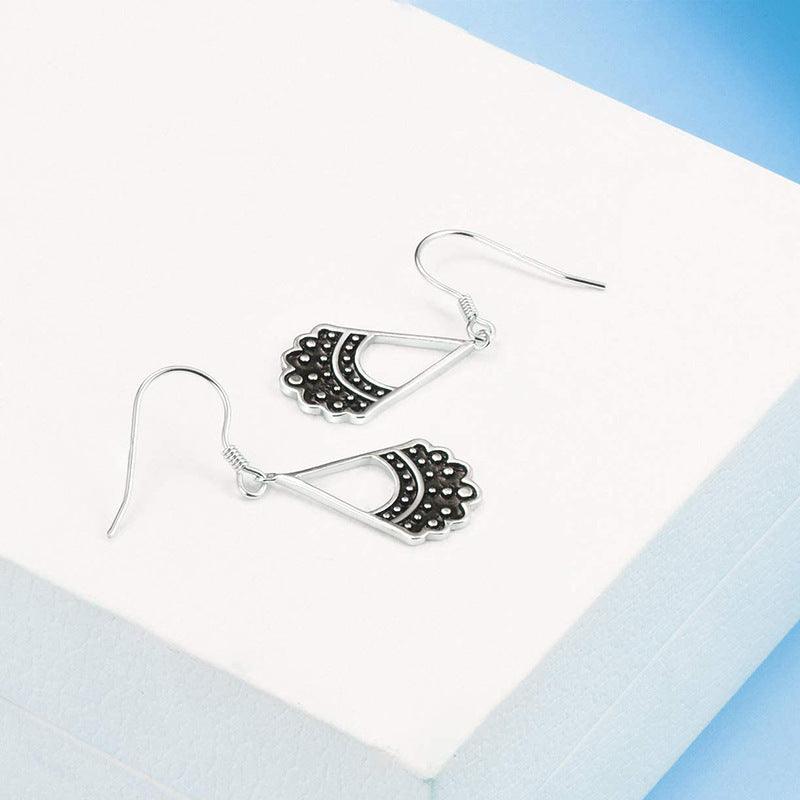 925 Silver RBG Shaped Collar Earrings | Daily Wear