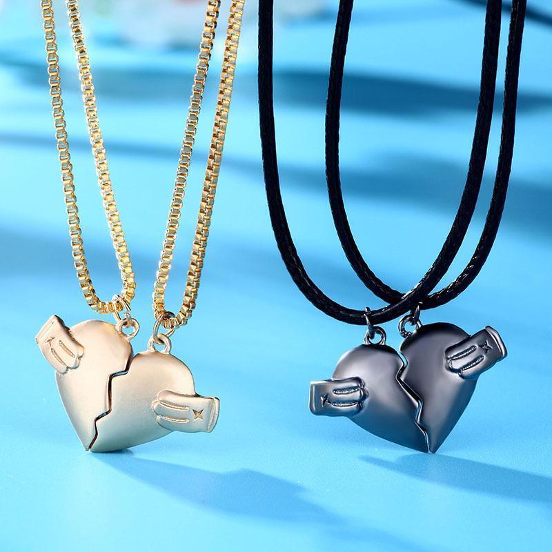Creative Magnet Love Necklace | Fashion Jewelry